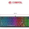 TECLADO CYBERTEL CYBERMAX GAMING STRIKER CBXK1005