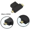 D_NQ_NP_838795-MLA111270525455_052026-O.webp Adaptador Hdmi Hembra A Mini Hdmi Y Micro Hdmi Macho