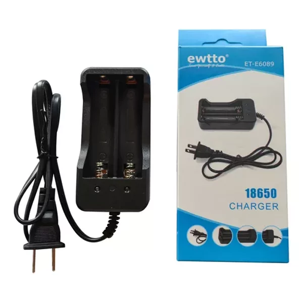 CARGADOR DE BATERIA ET E6089 18650 CHARGER