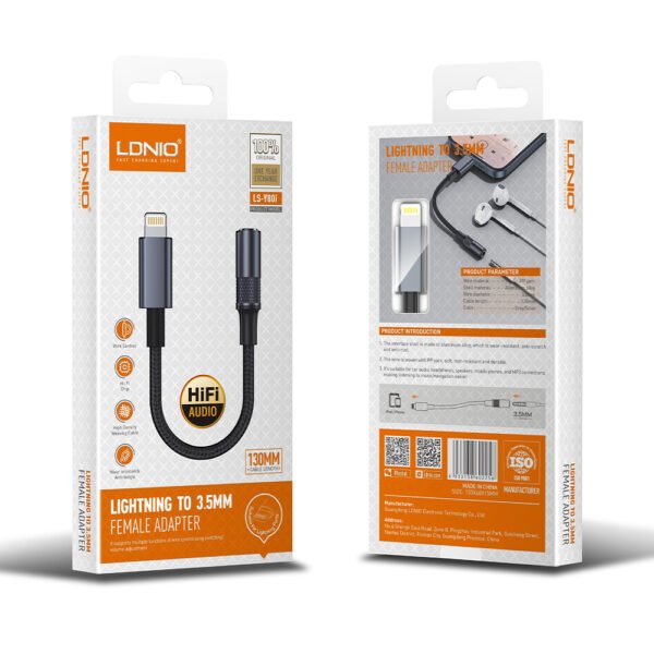ADAPTADOR MINIJACK - LIGHTNING LDNIO LSY80i