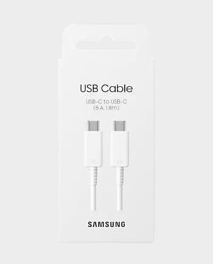Samsung-USB-Cable-USB-C-to-USB-C-5A-1-8M-EPDX510-White-4_gXUOr9ZIw.jpg CABLE USB C - C SAMSUNG EPDX510 BLACK WHITE