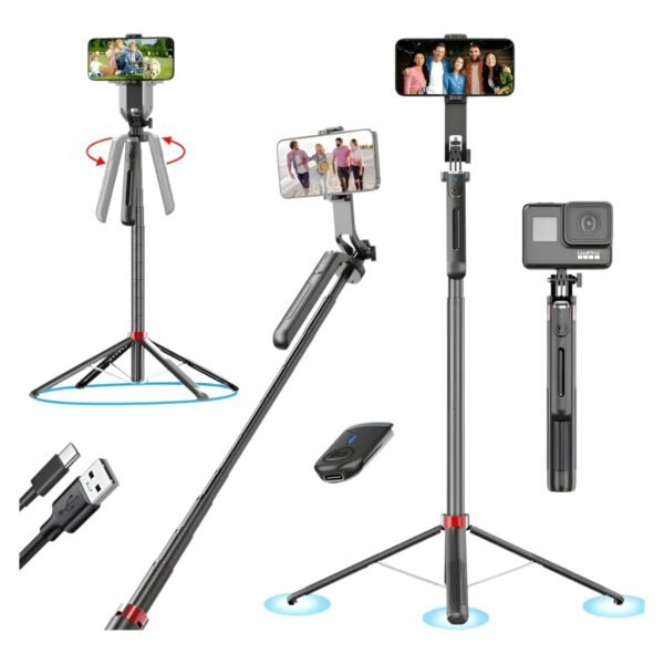 SELFIE STICK P195 PALO SELFIE TRIPODE 1.8M