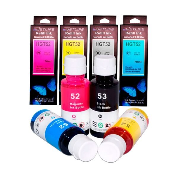 TINTA JETLIFE HGT53 MAGENTA YELLOW CYAN