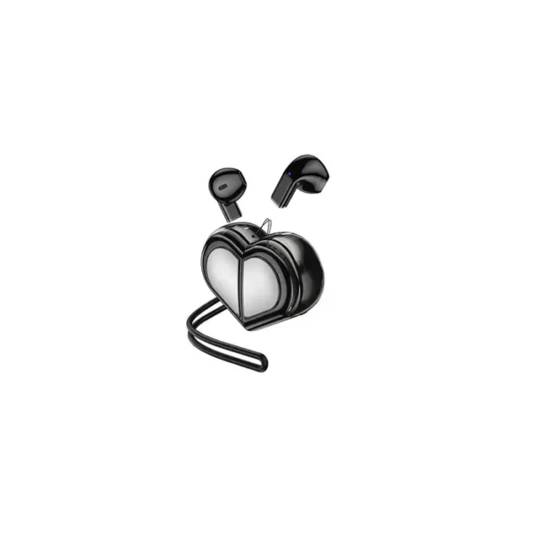 Audífonos Inalambricos Hoco DES39 Bluetooth Corazon Negro
