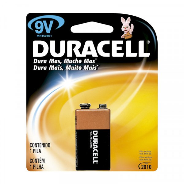 BATERIA DURACELL 9V 1 MN 1604B1