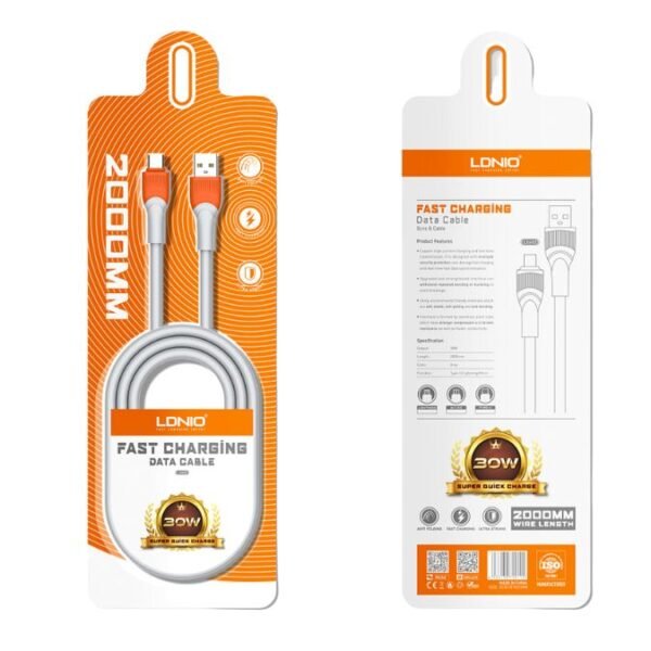 CABLE LDNIO USB - LIGHTNING LS602