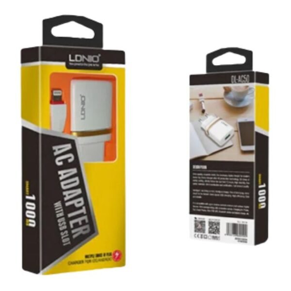 CARGADOR LDNIO TIPO C DL AC50 CARGADOR LDNIO TIPO C DL AC50