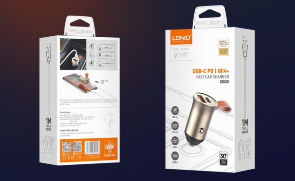 CARGADOR PARA AUTO LDNIO C509Q