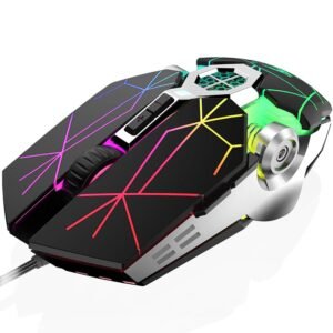 Mouse Micell V8 ultra-light glare rgb gaming mouse