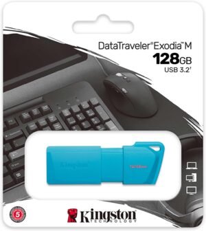 USB KINGSTON 128GB DATATRAVELER EXODIA M USB 3.2 USB KINGSTON 128GB DATATRAVELER EXODIA M USB 3.2