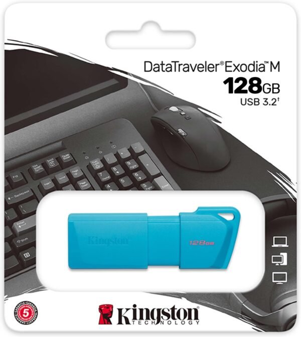 USB KINGSTON 128GB DATATRAVELER EXODIA M USB 3.2 USB KINGSTON 128GB DATATRAVELER EXODIA M USB 3.2
