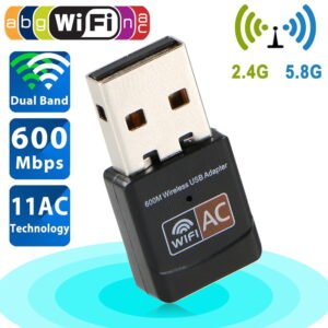 USB WIFI DUAL BAND 5GHZ 2.4GHZ 600MBPS 802.11AC